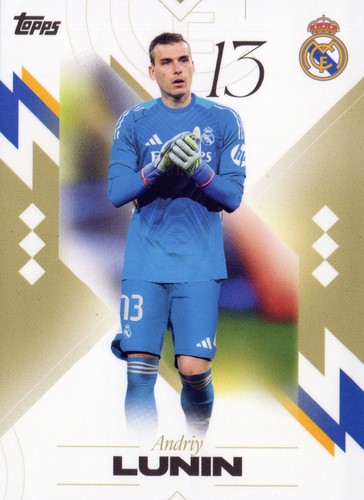 Andriy lunin 2024 topps - lunin, 2024-25