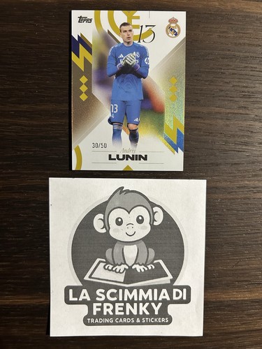 Topps card los blancos real - card,